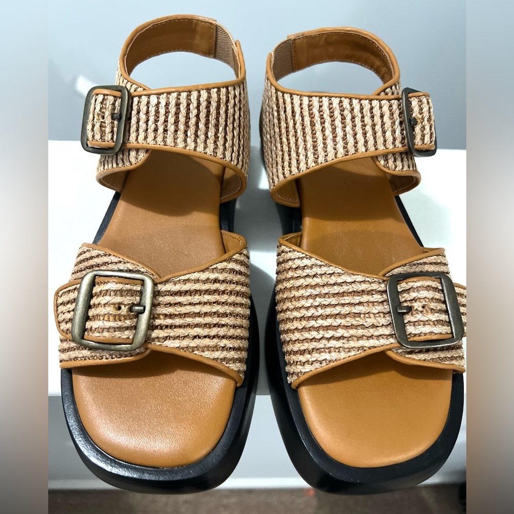 🌻🆕FREE PEOPLE Mandi Weave Sandals-Size 8 - Picture 11 of 17